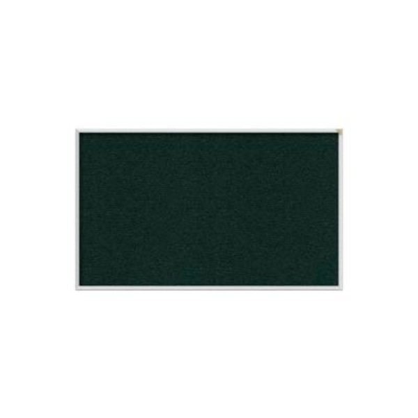 Ghent Ghent 3' x 5' Bulletin Board - Ebony Vinyl Surface - Silver Frame AV35-183